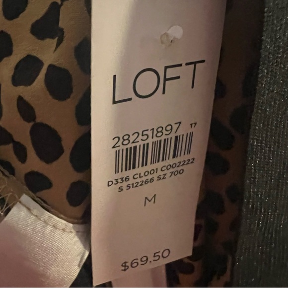 Loft Leopard Print Midi Skirt Satin - Picture 9 of 9